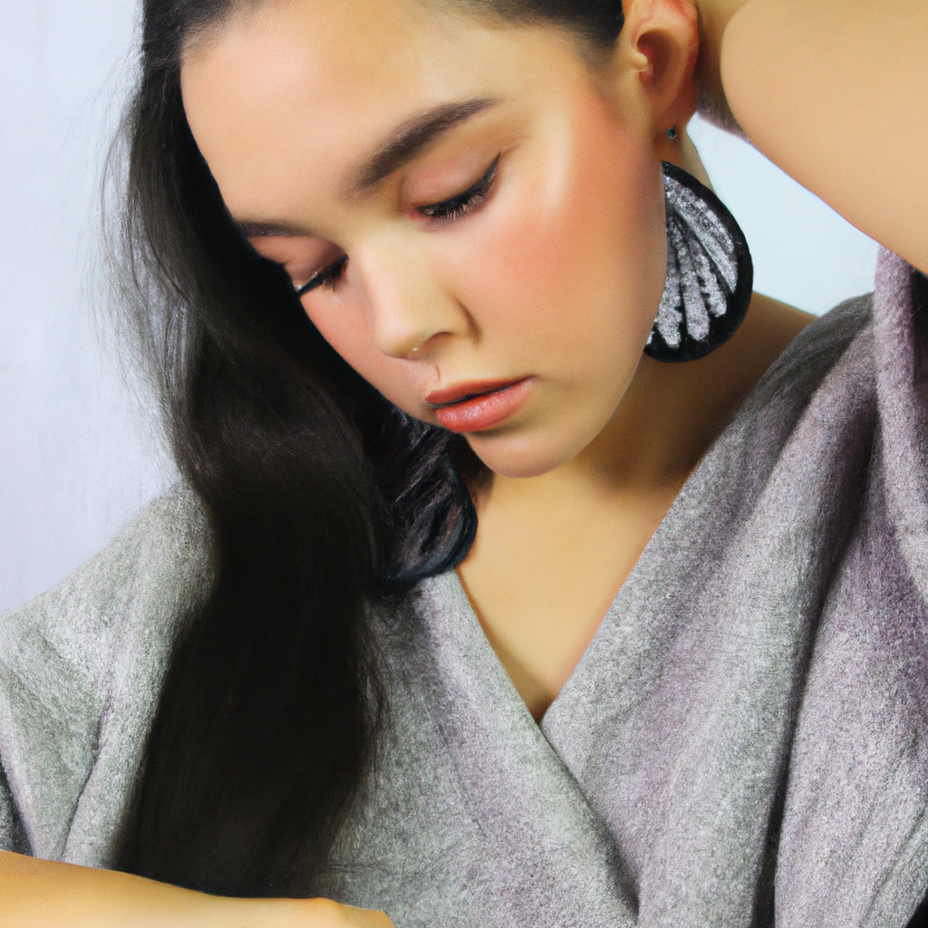 Retrato editorial minimalista fondo gris